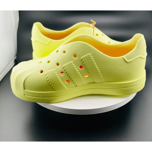 Adidas AdiFom Superstar 360 Kids Shoes – Pulse Yellow/Red – IG0219 – Sz 2.5 - Picture 6 of 7